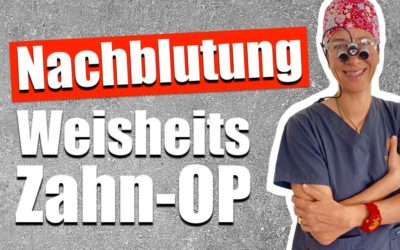 Nach der Weisheitszahn-OP: was hilft gegen das Nachbluten?