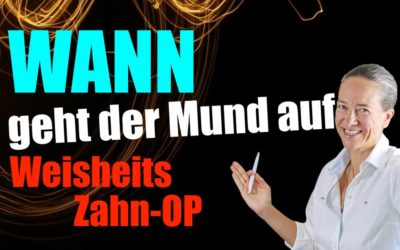 WEISHEITSZAHN-OP GUT VORBEI – ABER WANN GEHT MEIN MUND WIEDER RICHTIG AUF?
